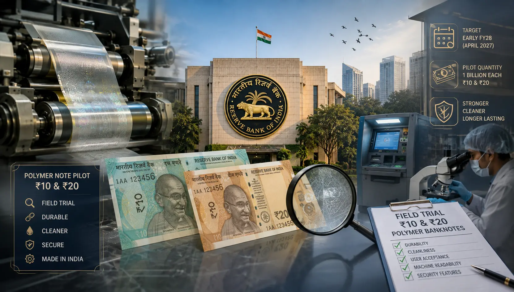 RBI's Polymer ₹10 & ₹20 Notes Pilot: What the Evidence Really Says